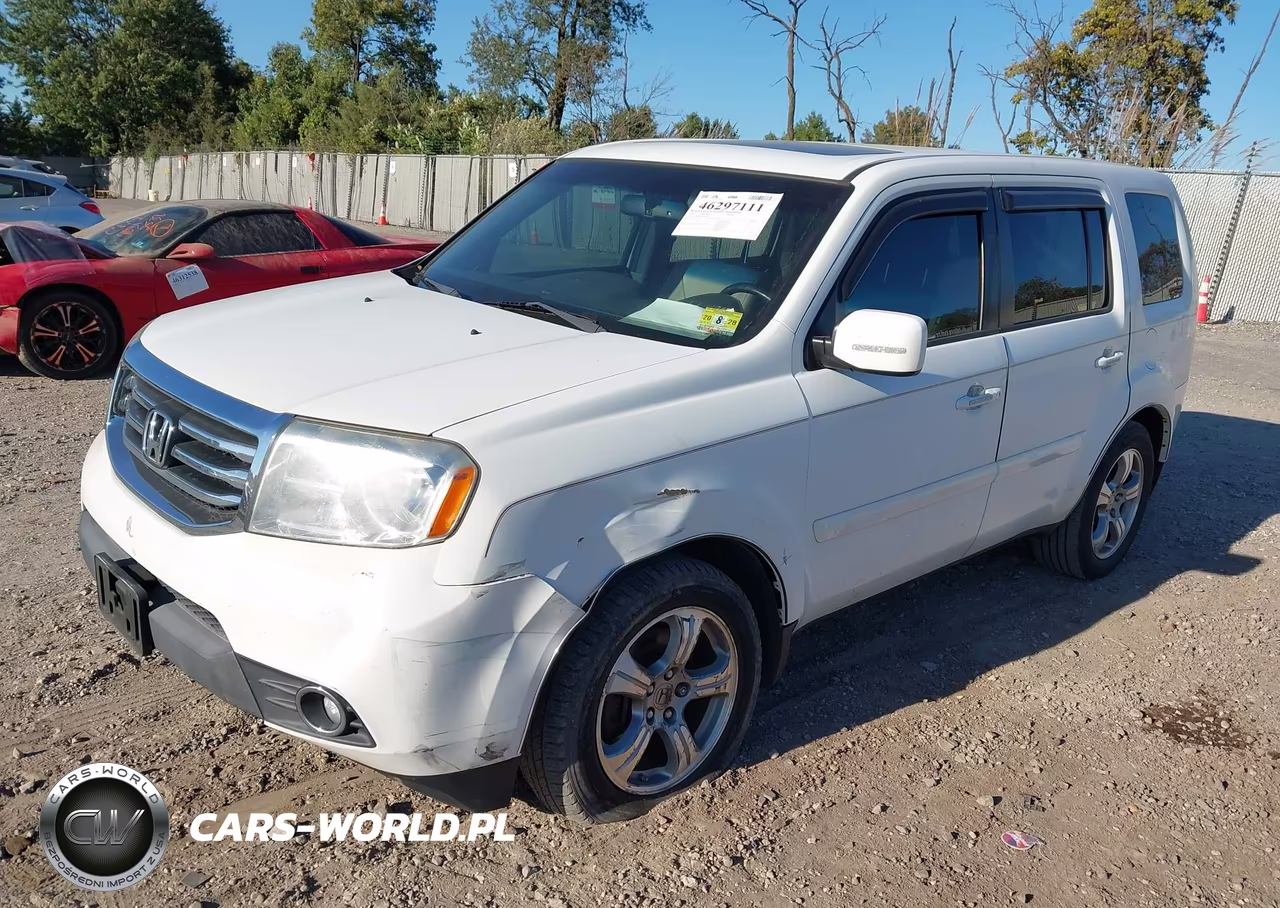 2012 Honda Pilot Ex-L VIN:5FNYF4H55CB075422 - 2
