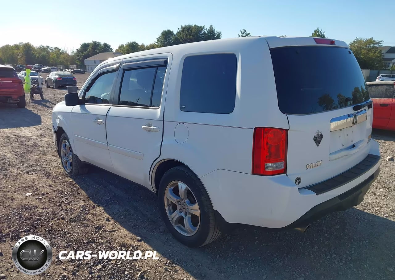 2012 Honda Pilot Ex-L VIN:5FNYF4H55CB075422 - 3