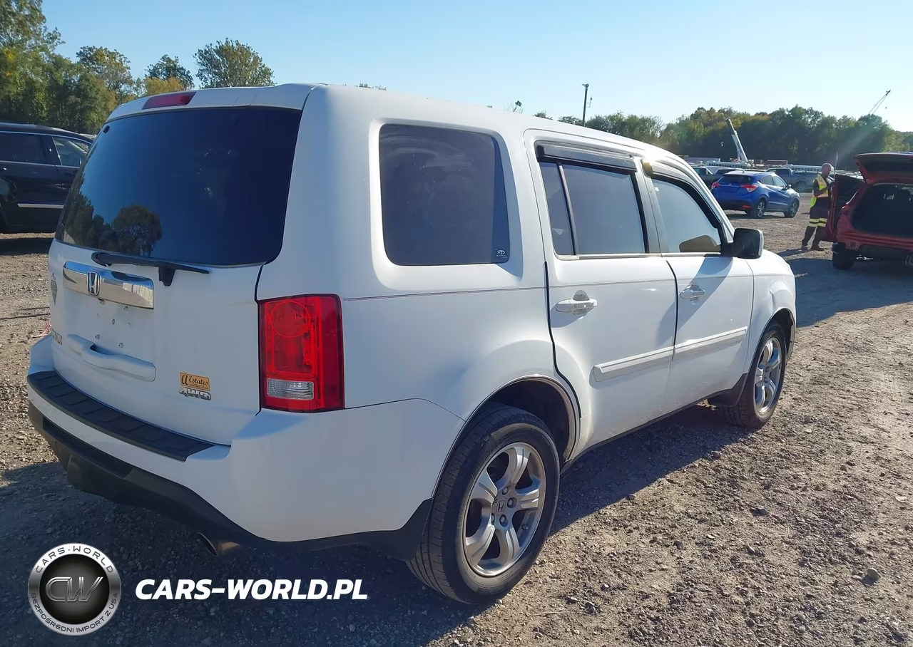 2012 Honda Pilot Ex-L VIN:5FNYF4H55CB075422 - 4