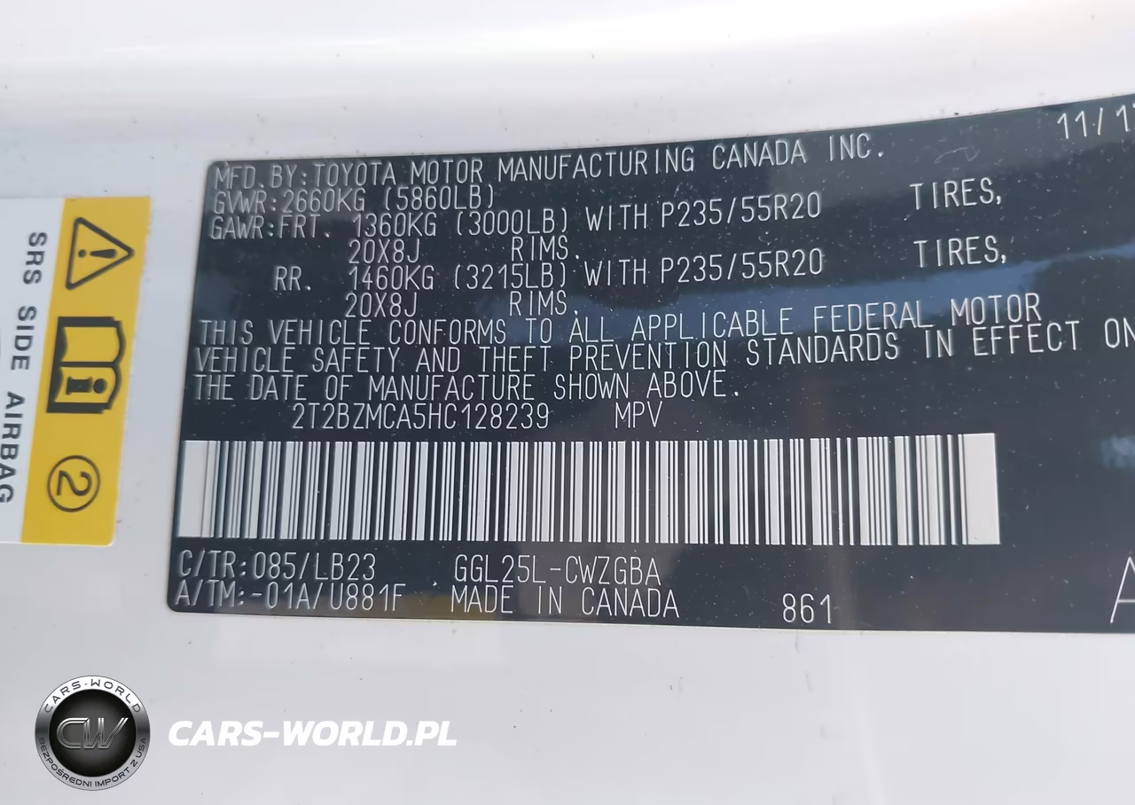 2017 Lexus Rx 350 VIN:2T2BZMCA5HC128239 - 9