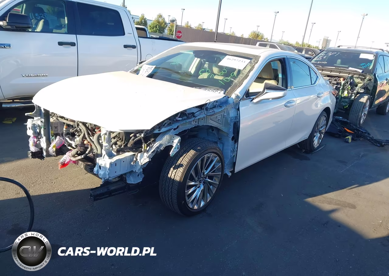 2020 Lexus Es 300H Luxury VIN:58AE21B12LU010655 - 2