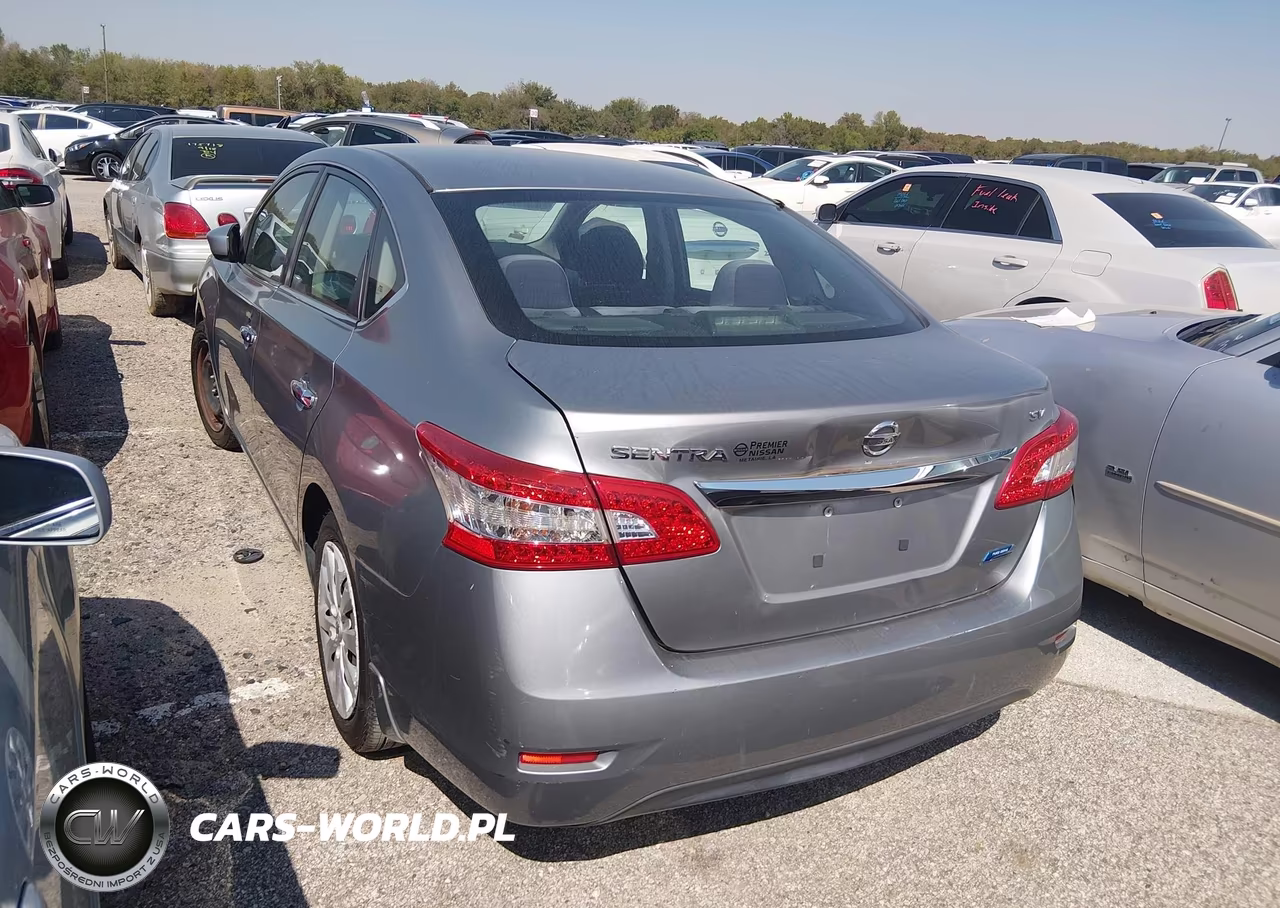 2013 Nissan Sentra Sv VIN:3N1AB7AP8DL797354 - 3