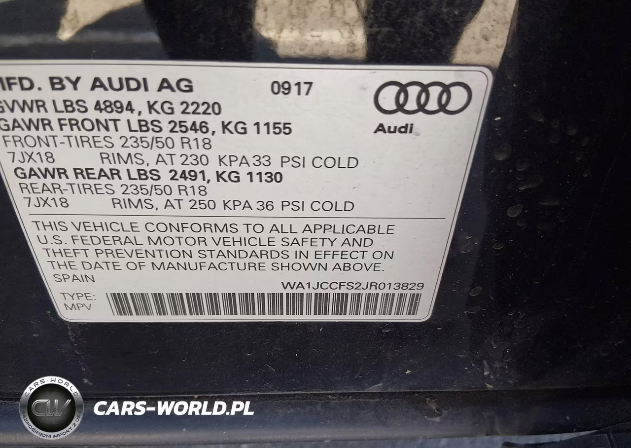 2018 Audi Q3 2.0T Premium-2.0T Sport Premium VIN:WA1JCCFS2JR013829 - 9