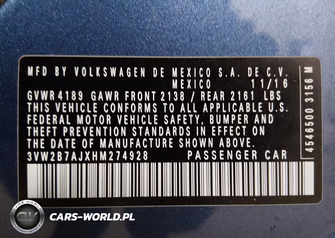 2017 Volkswagen Jetta 1.4T S VIN:3VW2B7AJXHM274928 - 9