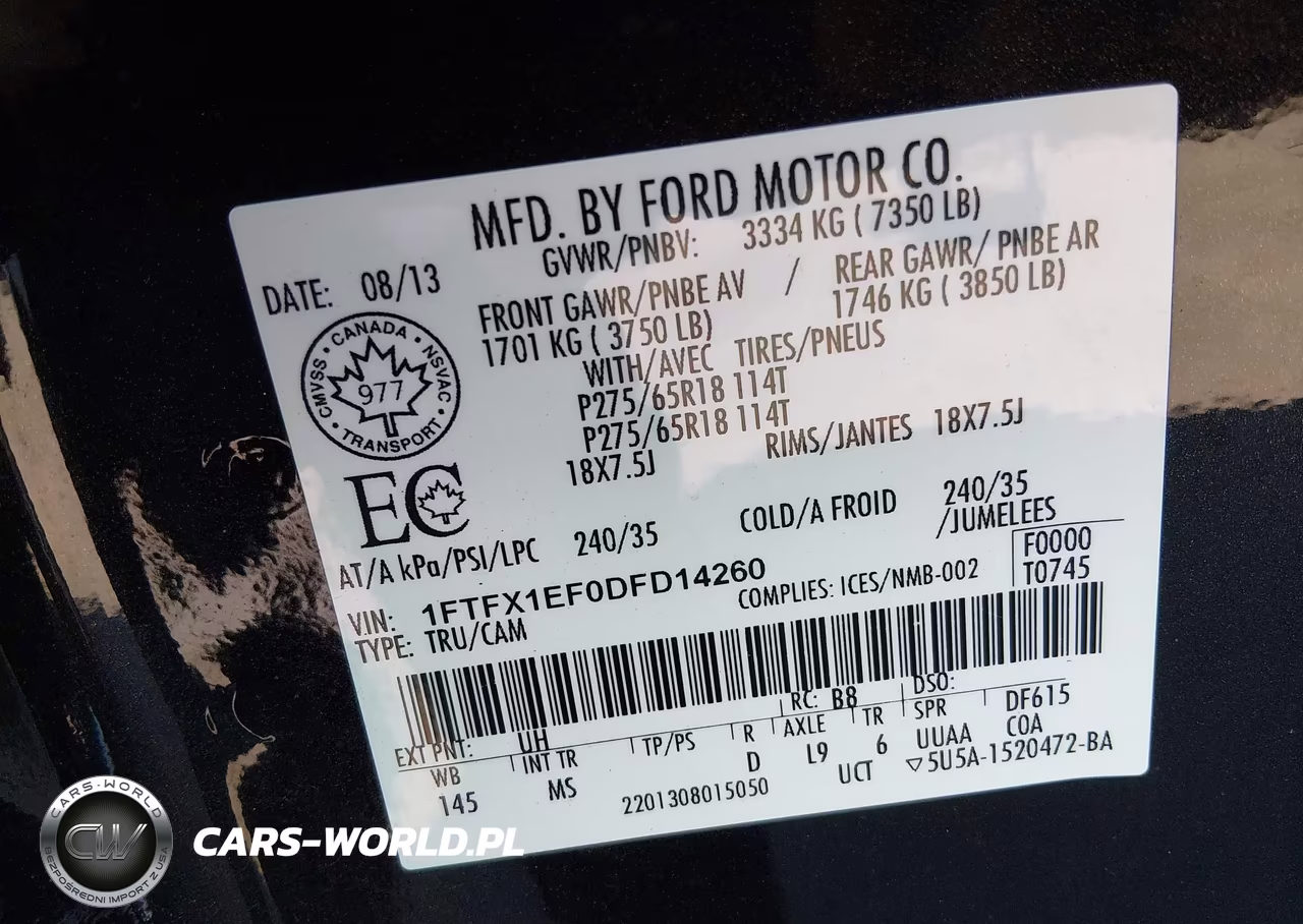 2013 Ford F-150 Xlt VIN:1FTFX1EF0DFD14260 - 9
