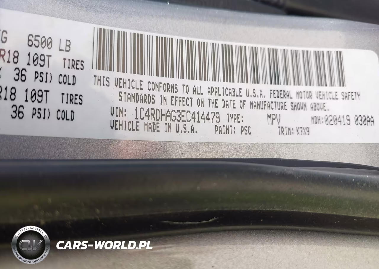 2014 Dodge Durango Sxt VIN:1C4RDHAG3EC414479 - 9