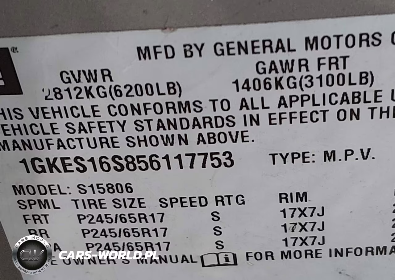 2005 GMC Envoy Xl Slt VIN:1GKES16S856117753 - 9