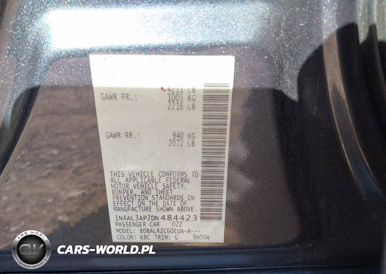 2013 Nissan Altima 2.5 S VIN:1N4AL3AP2DN484423 - 9