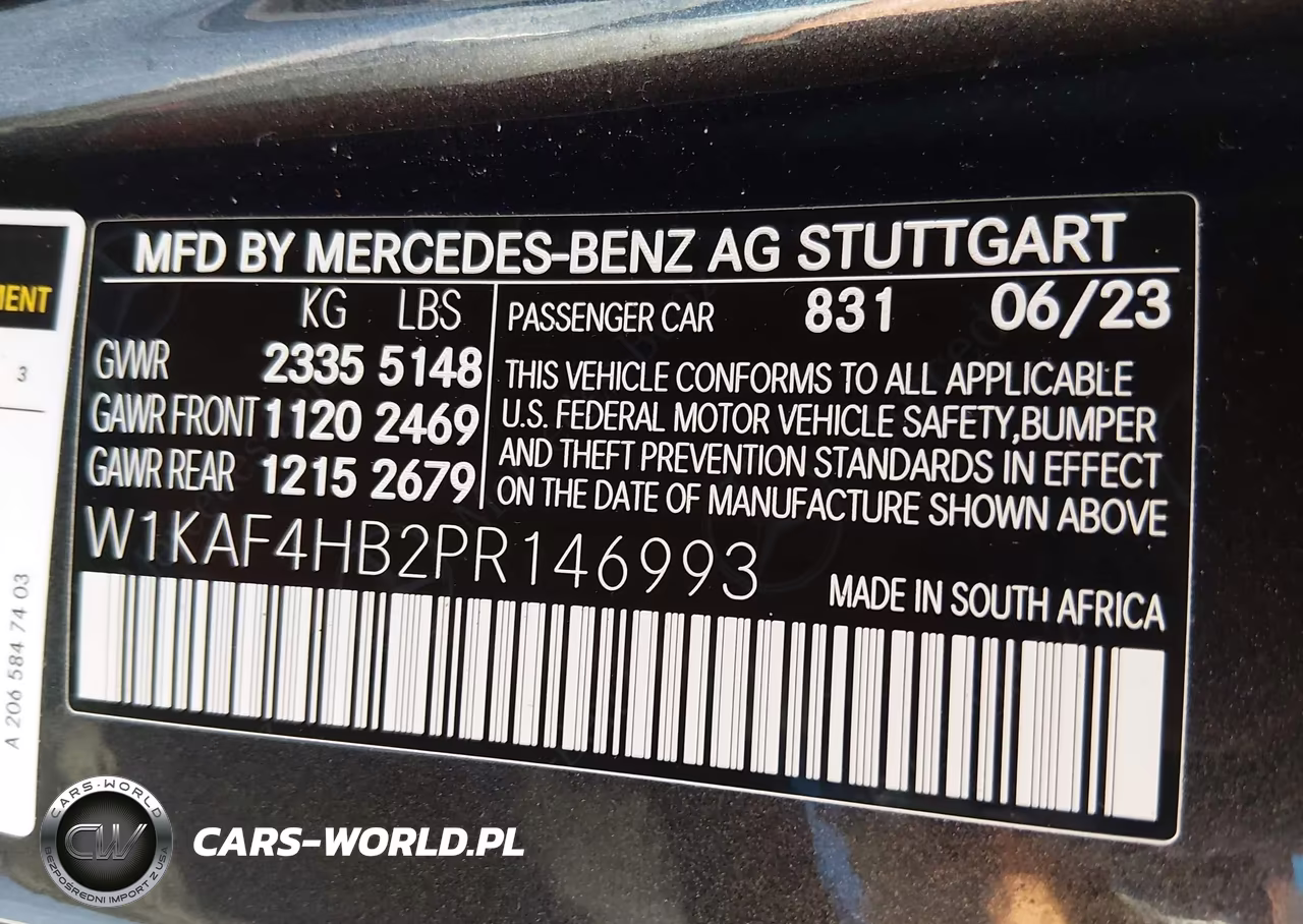2023 Mercedes-Benz C 300 4Matic VIN:W1KAF4HB2PR146993 - 9