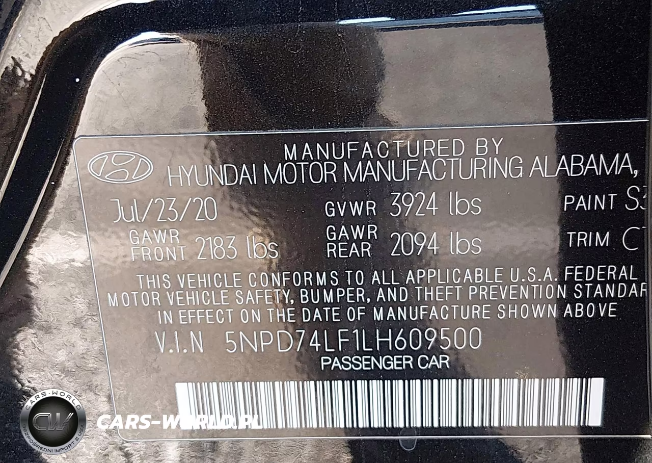 2020 Hyundai Elantra Se VIN:5NPD74LF1LH609500 - 9
