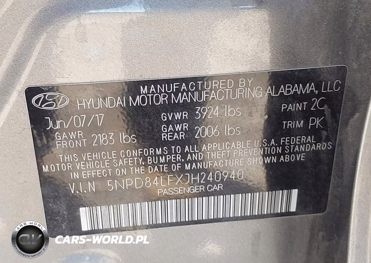 2018 Hyundai Elantra Sel VIN:5NPD84LFXJH240940 - 9
