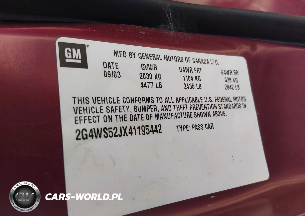 2004 Buick Century VIN:2G4WS52JX41195442 - 9