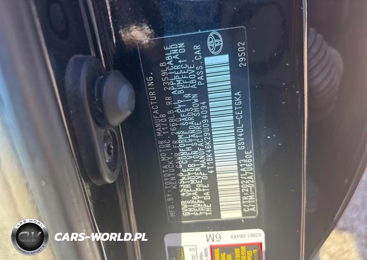 2009 Toyota Camry Xle V6 VIN:4T1BK46K29U094094 - 9