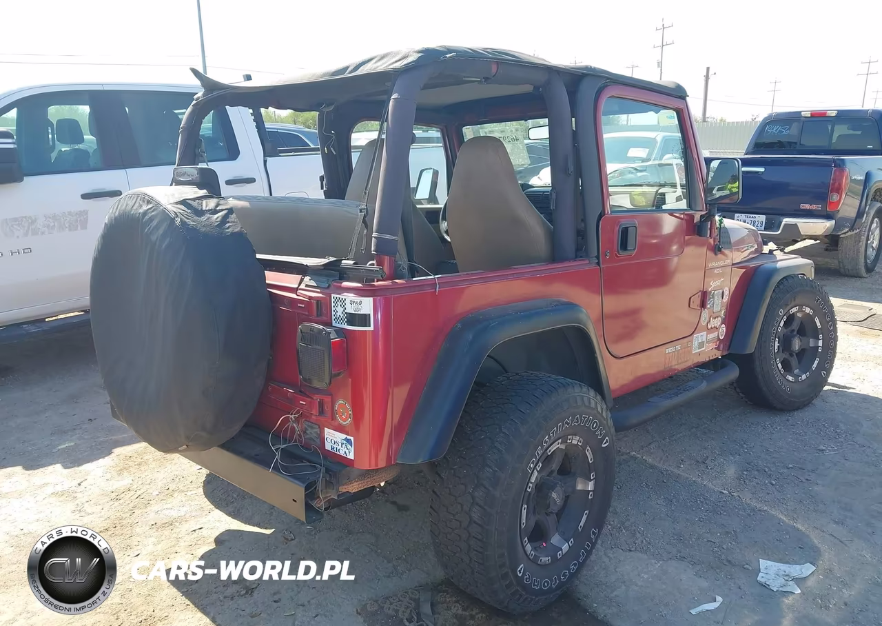 1999 Jeep Wrangler Sport VIN:1J4FY19S9XP447922 - 4
