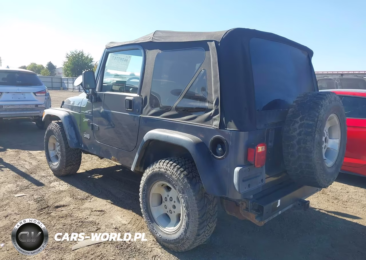 2002 Jeep Wrangler Sport VIN:1J4FA49S82P709248 - 3