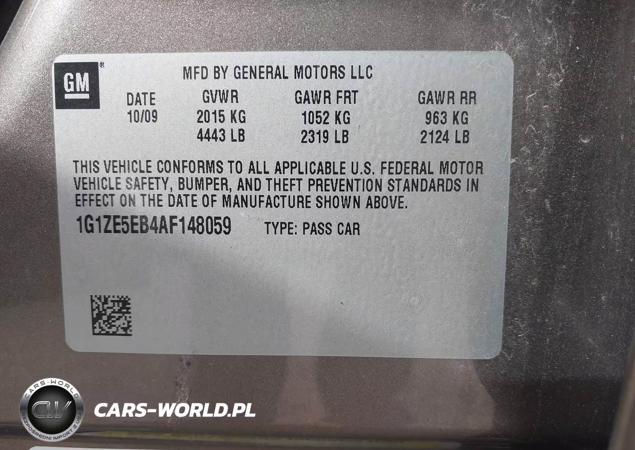 2010 Chevrolet Malibu Ltz VIN:1G1ZE5EB4AF148059 - 9