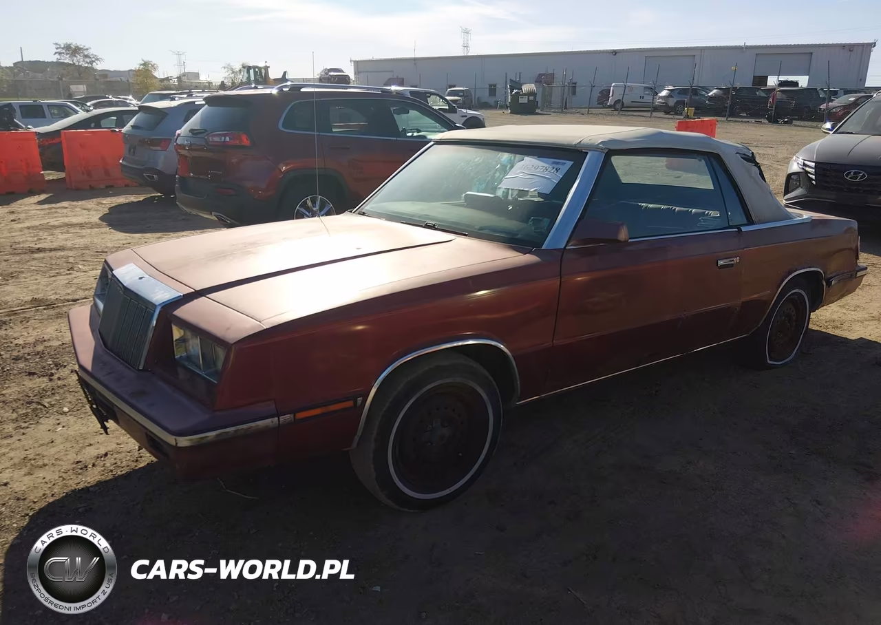 1985 Chrysler Lebaron VIN:1C3BC55D8FG170457 - 2