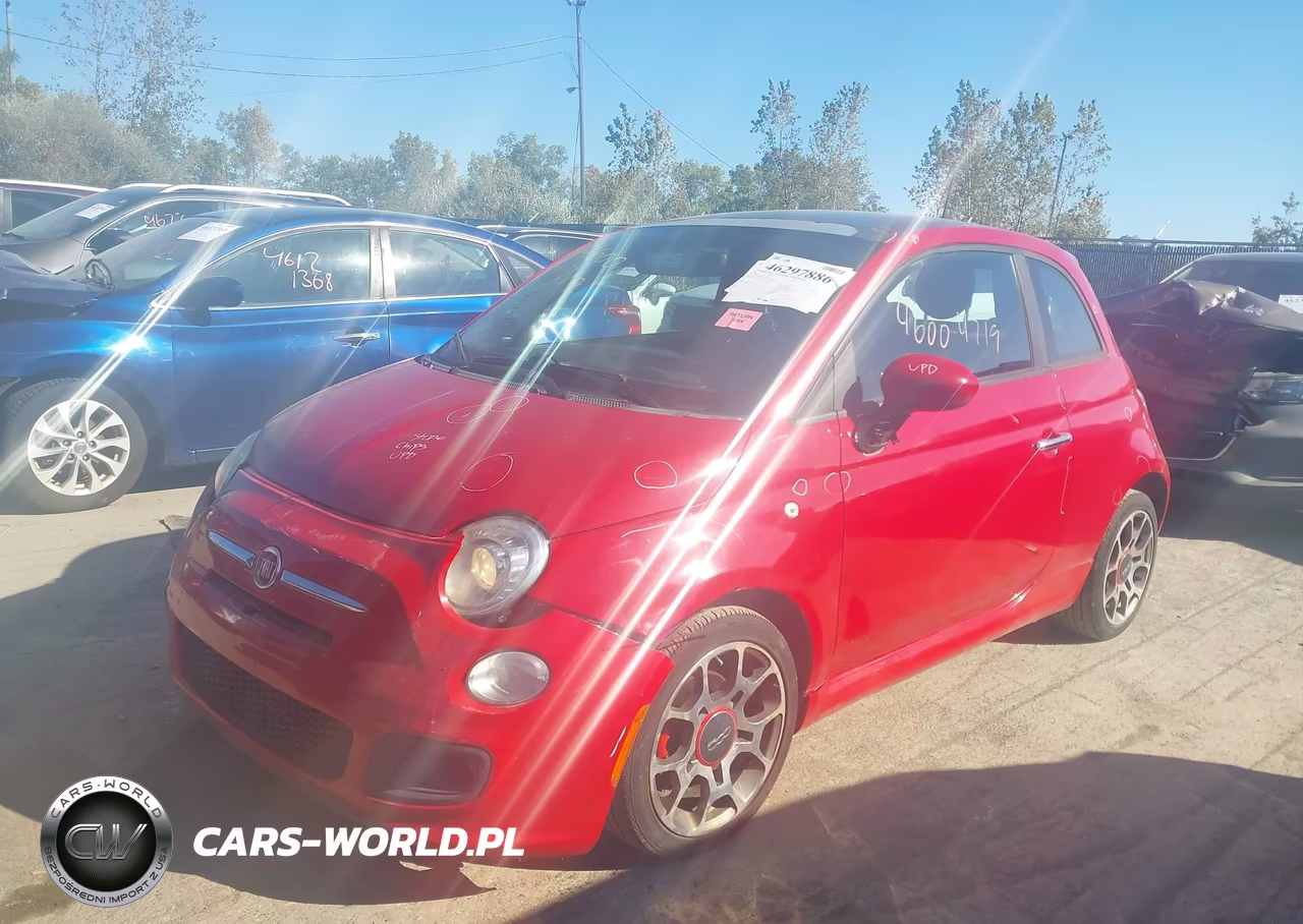 2012 Fiat 500 Sport VIN:3C3CFFBR1CT371111 - 2