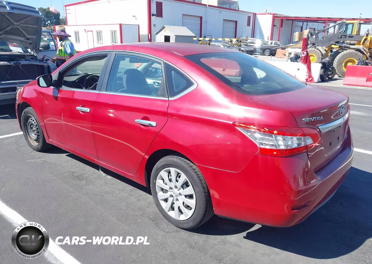 2013 Nissan Sentra Sv VIN:3N1AB7AP7DL702654 - 3