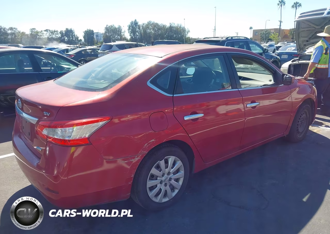 2013 Nissan Sentra Sv VIN:3N1AB7AP7DL702654 - 4