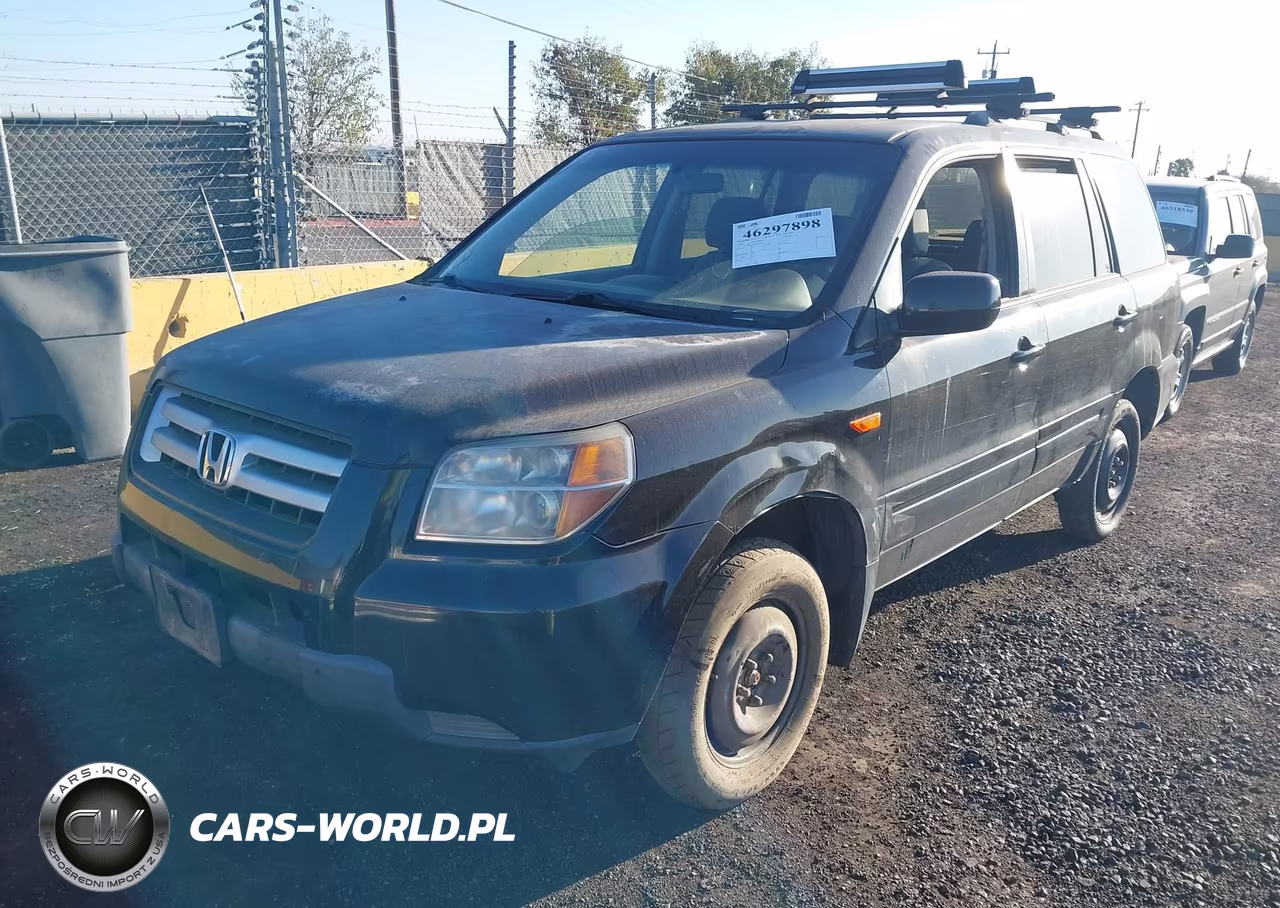 2008 Honda Pilot Vp VIN:5FNYF18248B037207 - 2