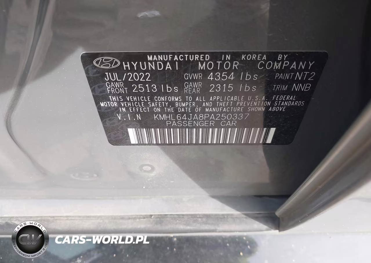 2023 Hyundai Sonata Sel VIN:KMHL64JA8PA250337 - 9
