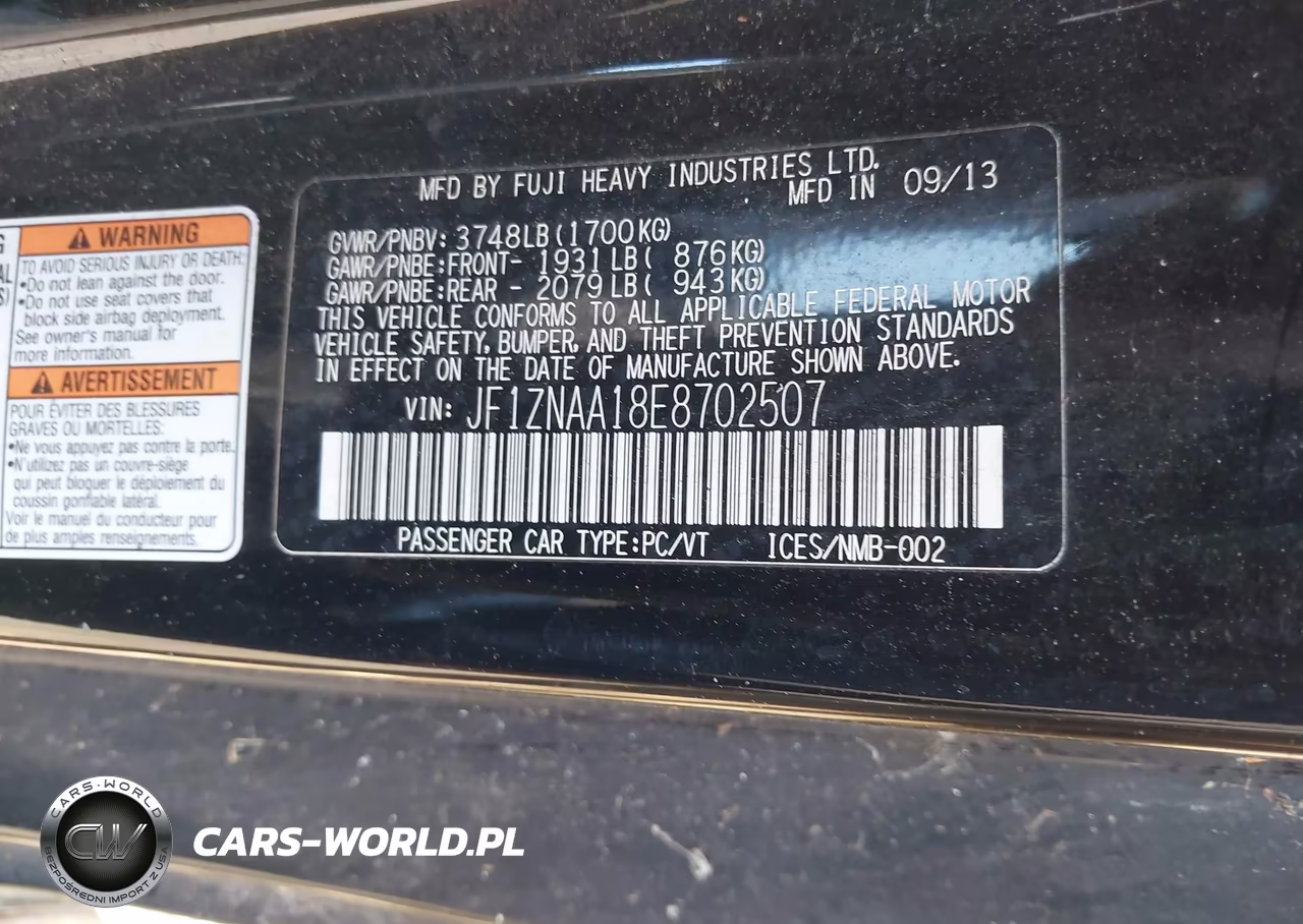 2014 Scion Fr-S VIN:JF1ZNAA18E8702507 - 9