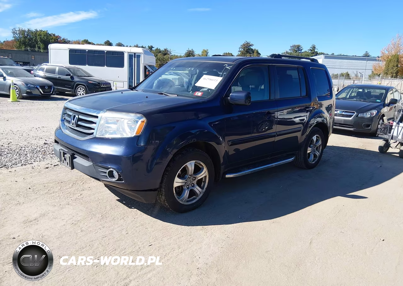 2013 Honda Pilot Ex-L VIN:5FNYF4H59DB054543 - 2