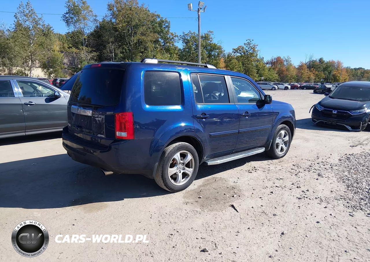 2013 Honda Pilot Ex-L VIN:5FNYF4H59DB054543 - 4