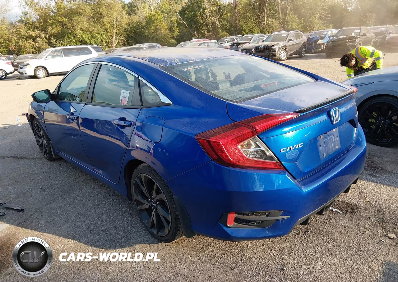 2019 Honda Civic Sport VIN:2HGFC2F88KH513653 - 3