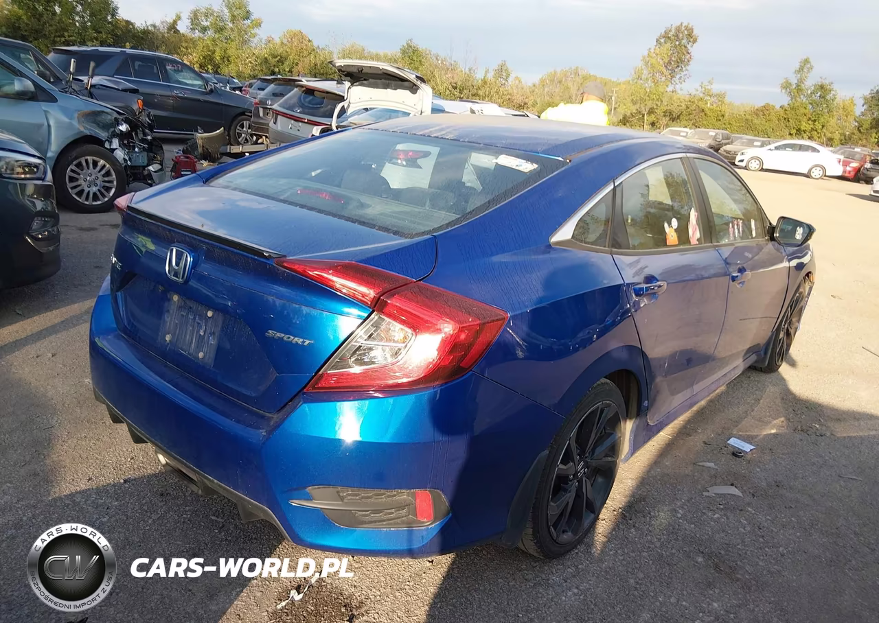 2019 Honda Civic Sport VIN:2HGFC2F88KH513653 - 4