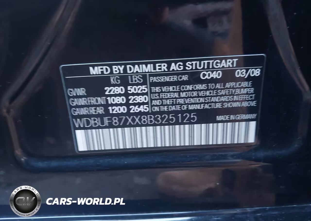 2008 Mercedes-Benz E 350 4Matic VIN:WDBUF87XX8B325125 - 9