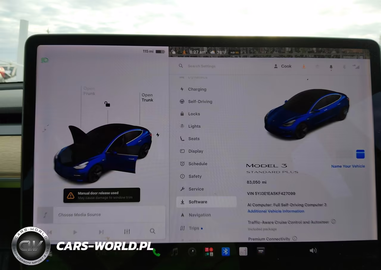 2019 Tesla Model 3 Long Range-Mid Range-Standard Range-Standard Range Plus VIN:5YJ3E1EA5KF427099 - 17