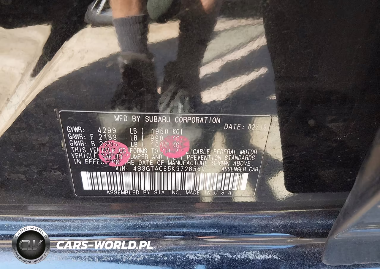 2019 Subaru Impreza 2.0I Premium VIN:4S3GTAC65K3728569 - 9