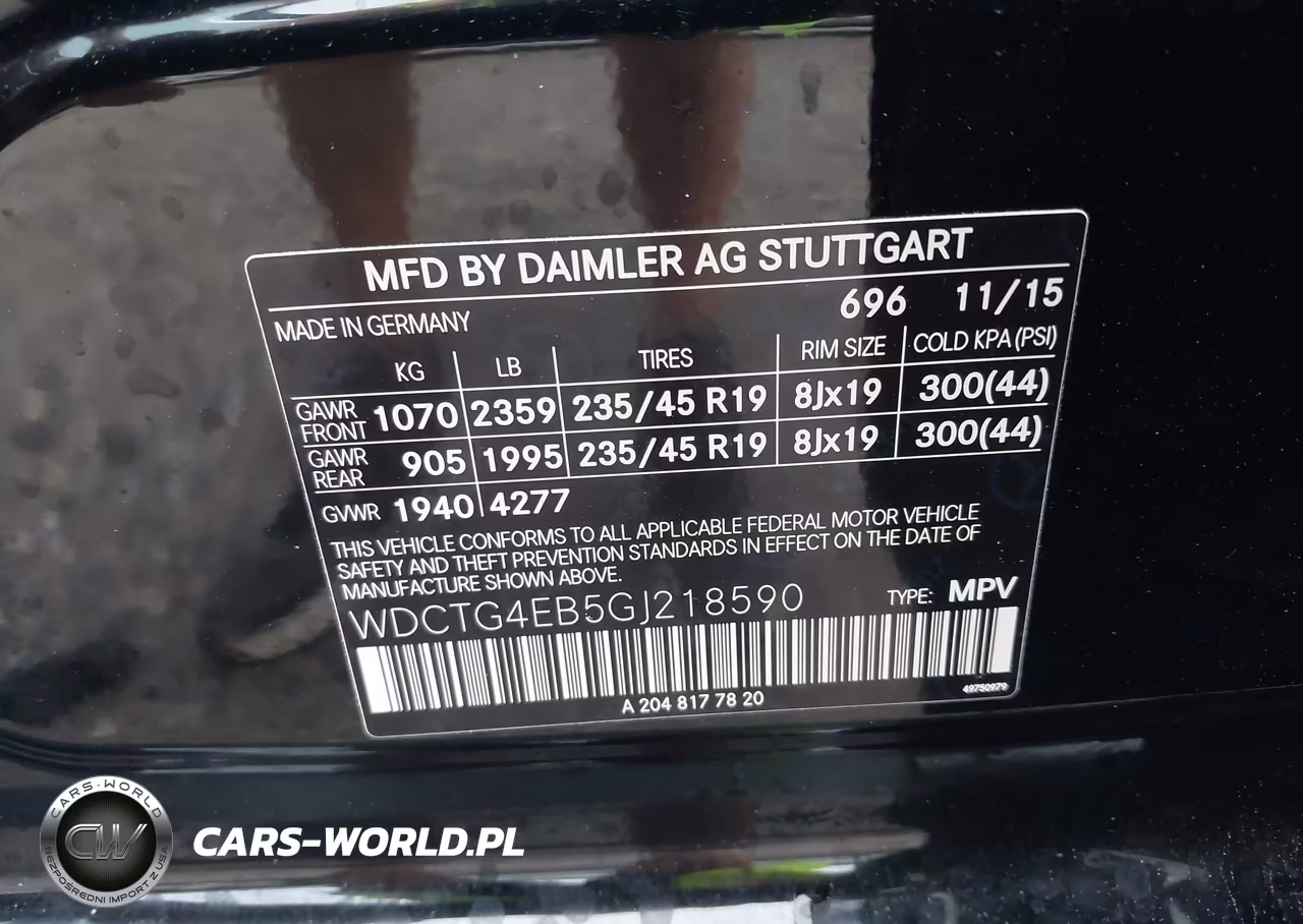 2016 Mercedes-Benz Gla 250 VIN:WDCTG4EB5GJ218590 - 9