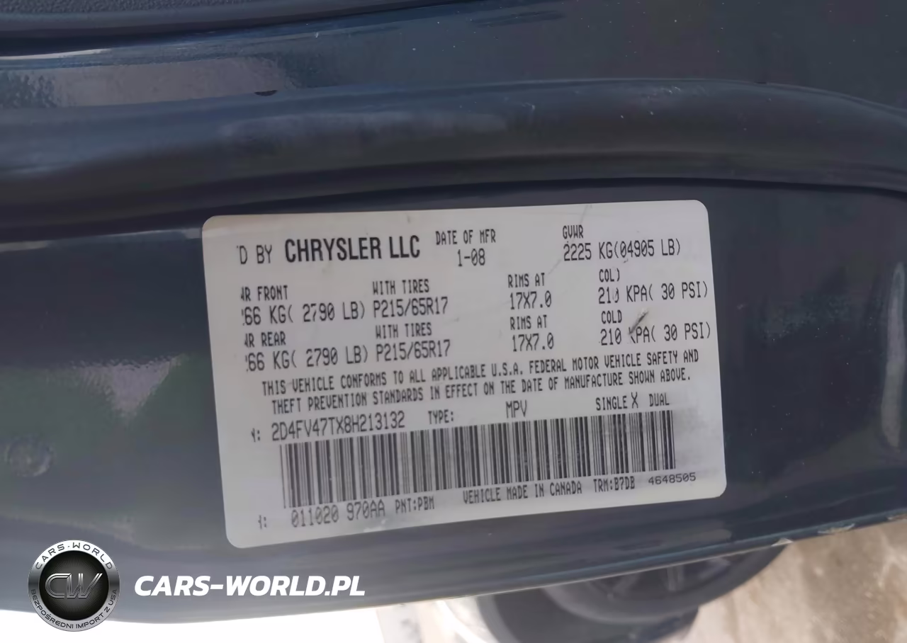 2008 Dodge Magnum VIN:2D4FV47TX8H213132 - 9