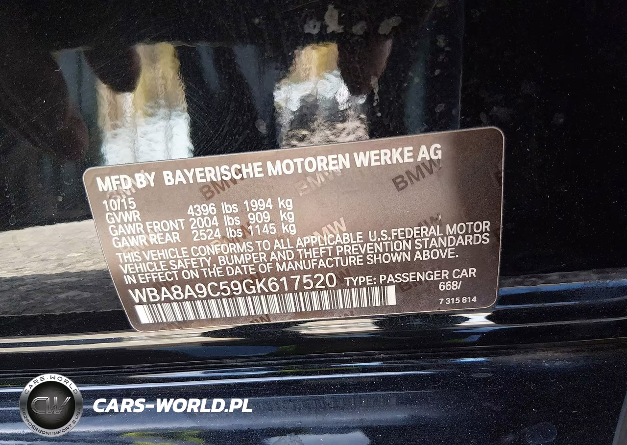 2016 BMW 320I VIN:WBA8A9C59GK617520 - 9