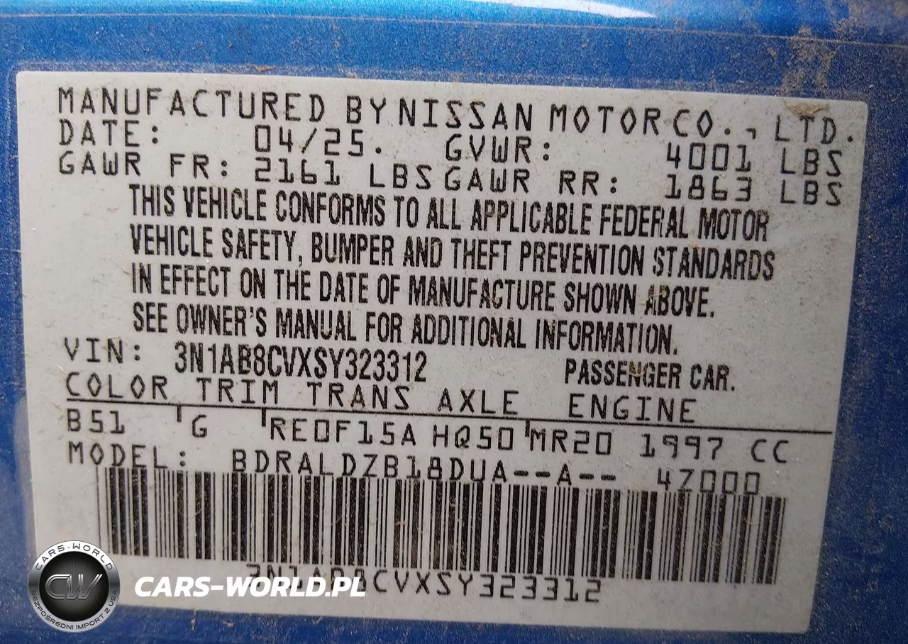 2025 Nissan Sentra Sv VIN:3N1AB8CVXSY323312 - 9