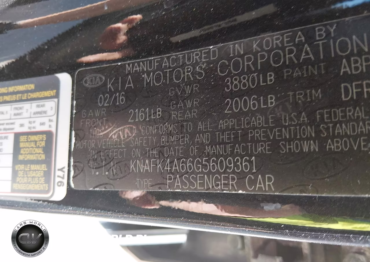 2016 Kia Forte Lx VIN:KNAFK4A66G5609361 - 9