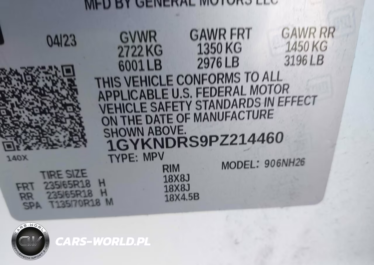 2023 Cadillac Xt5 Premium Luxury VIN:1GYKNDRS9PZ214460 - 9