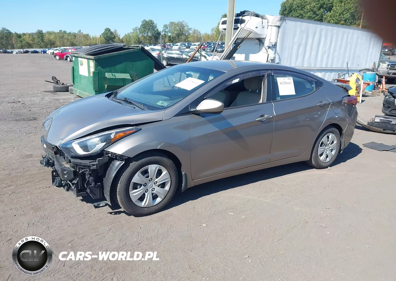 2016 Hyundai Elantra Gl VIN:5NPDH4AE2GH719484 - 2