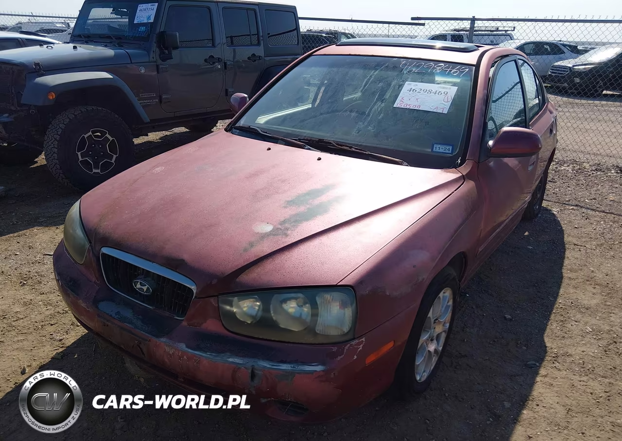2003 Hyundai Elantra Gls-Gt VIN:KMHDN45D13U541024 - 2
