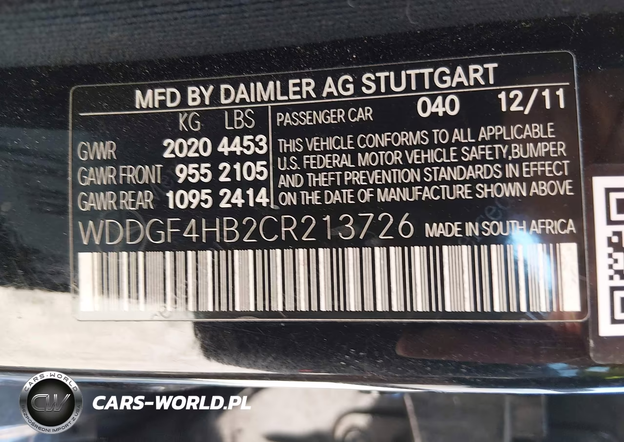 2012 Mercedes-Benz C 250 Sport VIN:WDDGF4HB2CR213726 - 9