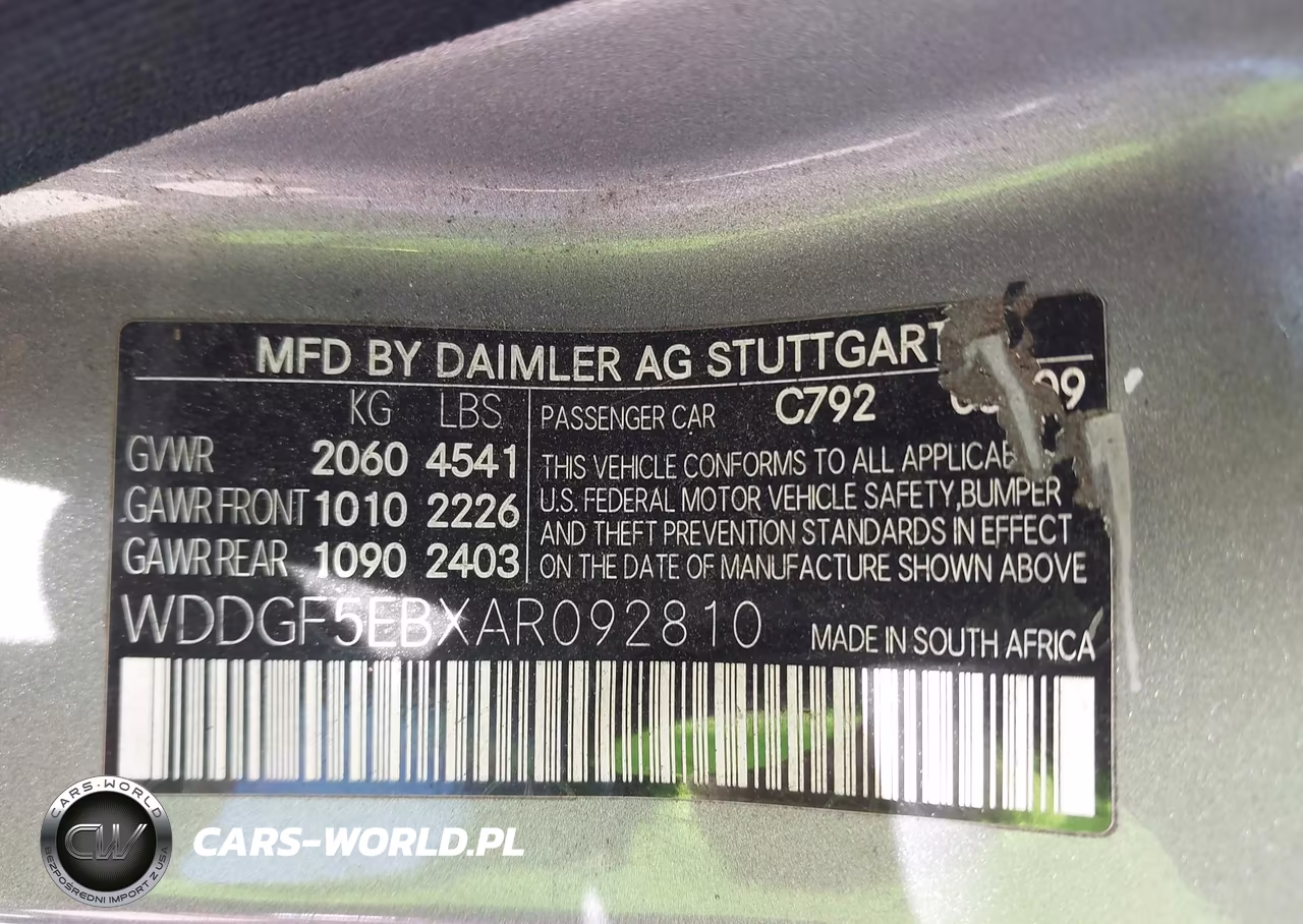 2010 Mercedes-Benz C 300 Luxury-Sport VIN:WDDGF5EBXAR092810 - 9