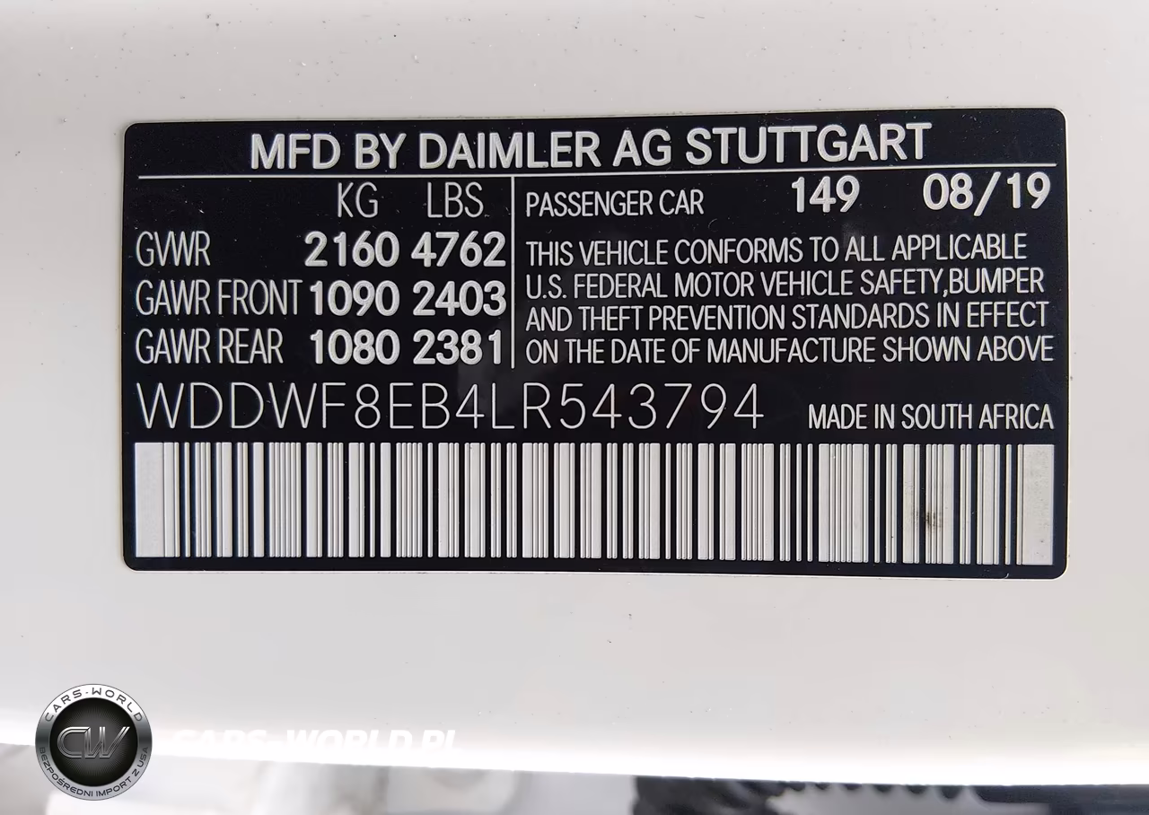 2020 Mercedes-Benz C 300 4Matic VIN:WDDWF8EB4LR543794 - 9
