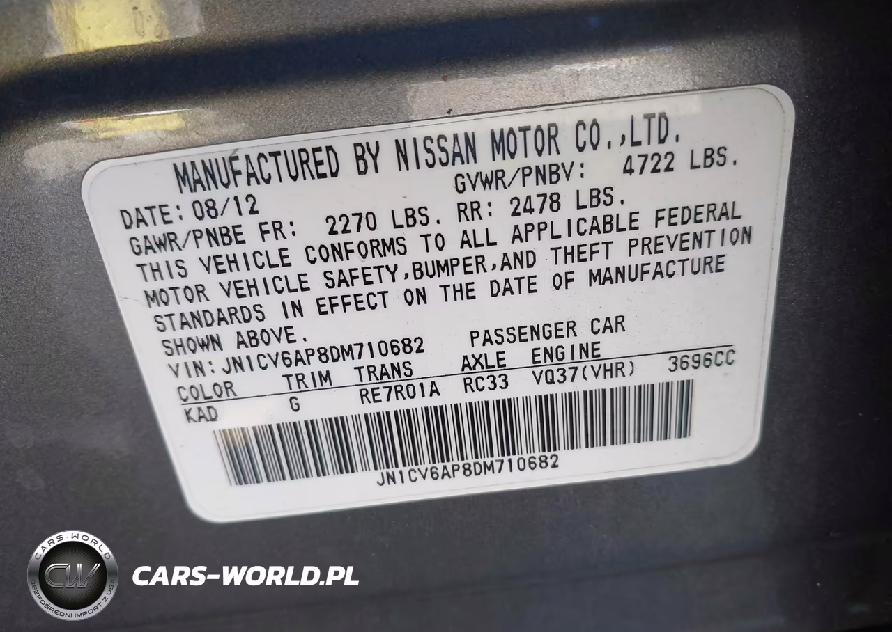 2013 Infiniti G37 Journey VIN:JN1CV6AP8DM710682 - 9