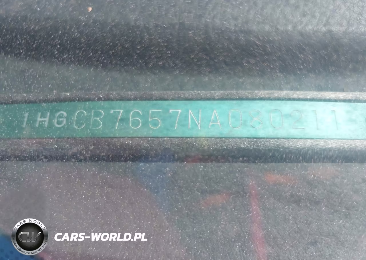 1992 Honda Accord Lx VIN:1HGCB7657NA080211 - 9