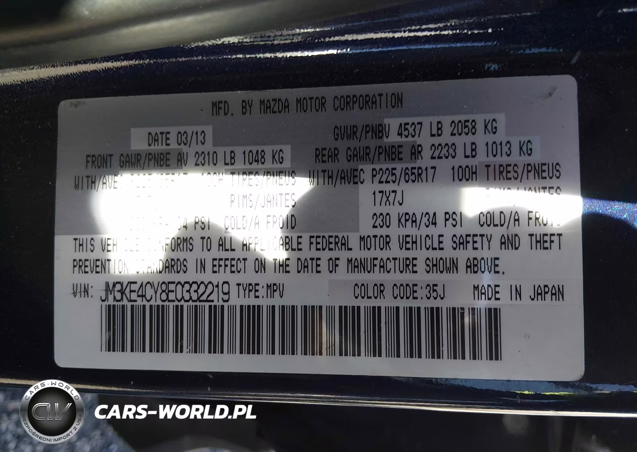 2014 Mazda Cx-5 Touring VIN:JM3KE4CY8E0332219 - 9