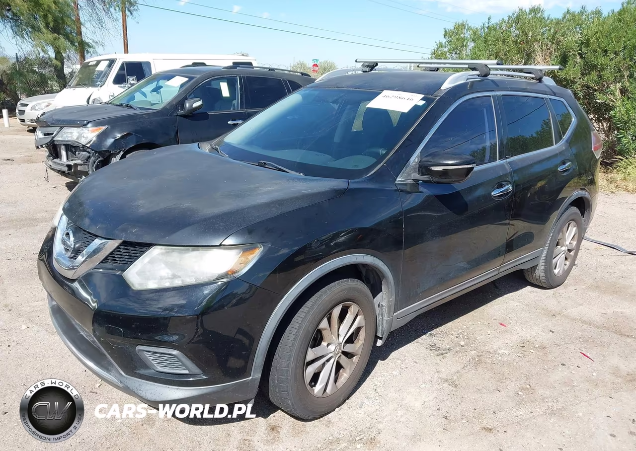 2015 Nissan Rogue Sv VIN:KNMAT2MV2FP556758 - 2