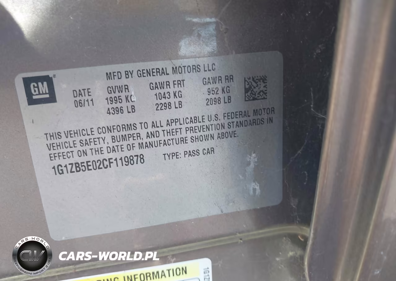 2012 Chevrolet Malibu Ls VIN:1G1ZB5E02CF119878 - 9